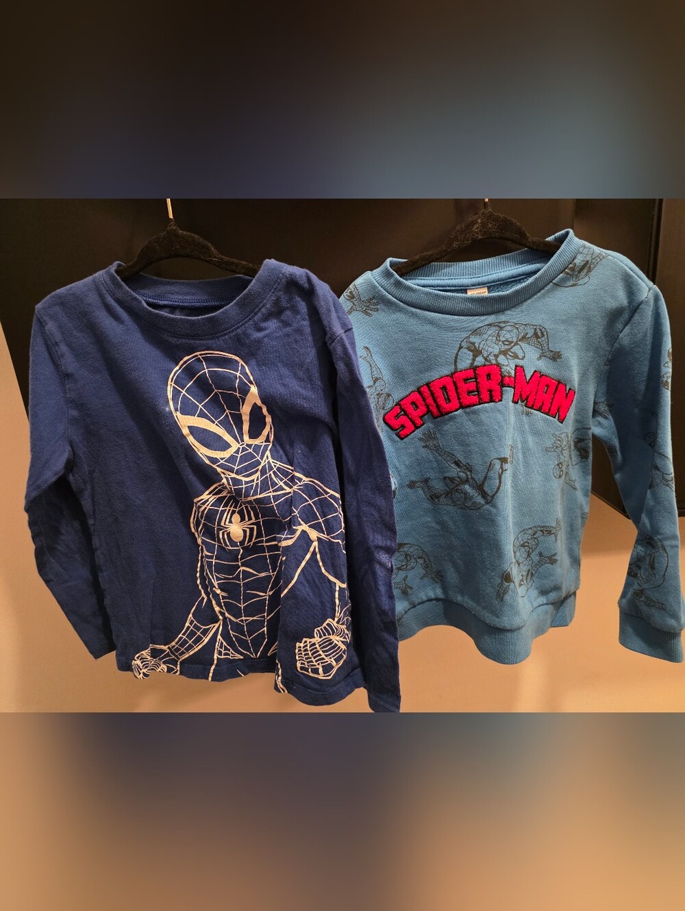 Spider-Man Long-Sleeve Tee Duo - Dark Blue & Light Blue 4 Ans H&M Et Joe Fresh